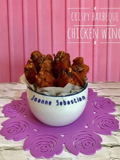 Foto resep Crispy Barbeque Chicken Wing -Keto