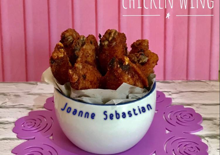 Crispy Barbeque Chicken Wing -Keto