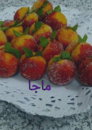 صورة لوصفة بسكويت الخوخ