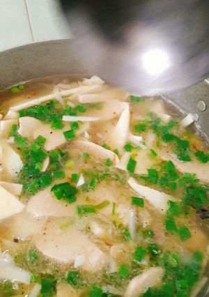 Hình của món Bún măng (món chay).