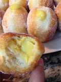 Bombas rellenas de crema pastelera