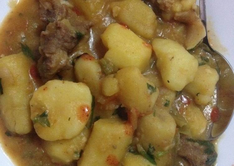 Easy Beef matoke