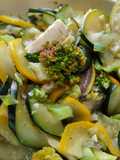 Calabacines🥙🥘 y brócoli🍛 salteados a la mantequilla🧈 y limón🍋