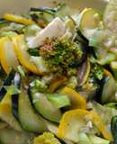 Calabacines🥙🥘 y brócoli🍛 salteados a la mantequilla🧈 y limón🍋
