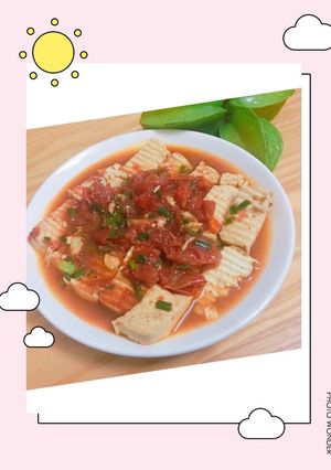 Hình của món Đậu hũ ngũ vị.