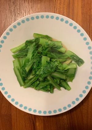 蒜炒A菜 的食譜成品照片