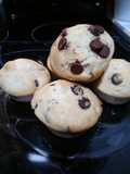 Sweet Cream Chocolate Chip Muffins