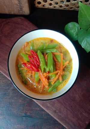 Foto resep Buncis Wortel Kuah Santan