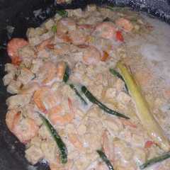 Oreg basah santan udang cabai ijo রেসিপির প্রধান ছবি