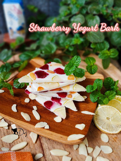 Foto resep 500. Strawberry Yogurt Bark