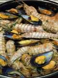 Galeras con mejillones