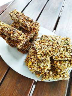 Una foto de Barritas de cereales y semillas, sin horno