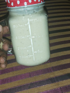 A picture of Banana and Milk Shake.
