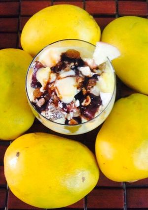 A picture of Mango Custard.