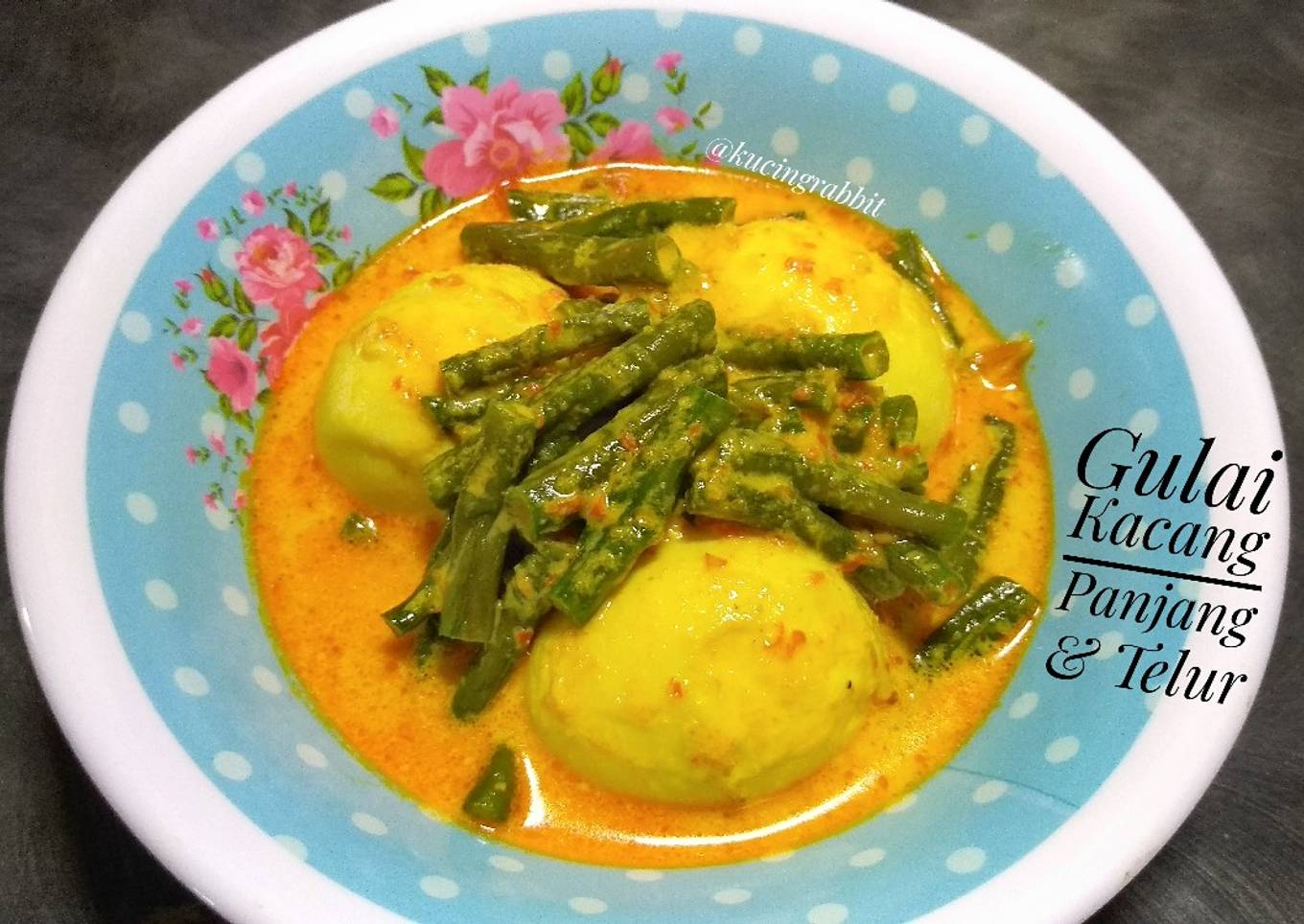 Gulai Kacang Panjang & Telur