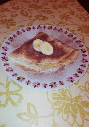 Nutellás-banános palacsinta recept fotója