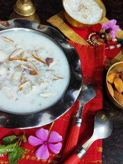 साबूदाना खीर (Sabudana kheer recipe in hindi) रेसिपी मुख्य फोटो