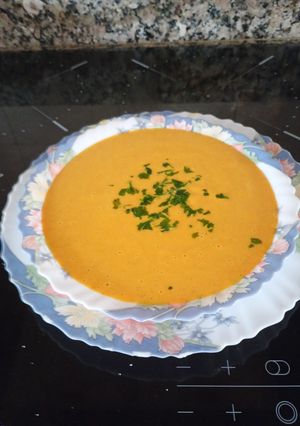 Una foto de Crema de zanahoria