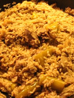 Una foto de Hígados de pollos arroceados