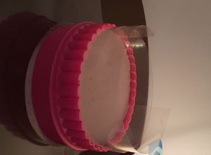 Una foto de Mousse de mora azul
