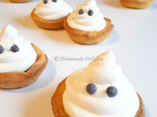 Tartellette alla zucca con marmellata di albicocche e crema al mascarpone