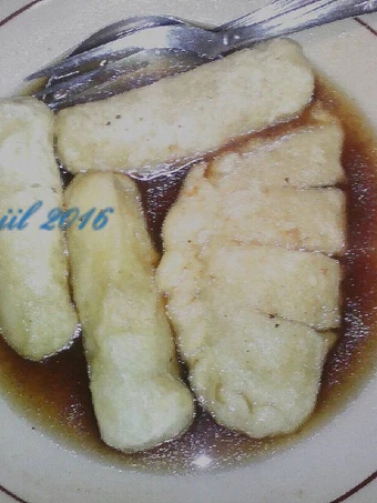 Cara Gampang Membikin Resep  Pempek Dos Bumbu Ebi yang Enak, Menggugah Selera