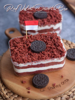 Foto resep Red Velvet Dessert Box