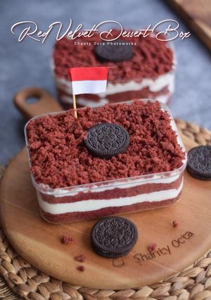 Foto resep Red Velvet Dessert Box