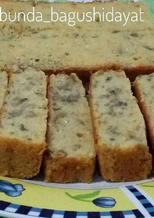 Foto resep Banana Sponge Cake (5 bahan & tanpa pengembang)