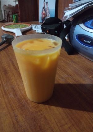 Hình của món Sinh tố đu đủ.
