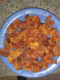 Camarones empanados fritos