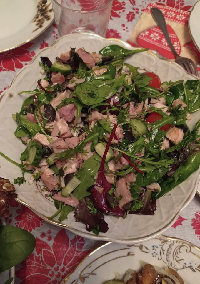 Салат з копченої курки 👍