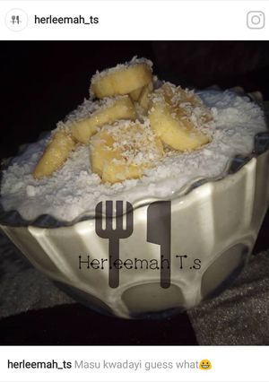A picture of Kunun kwakwa (coconut).