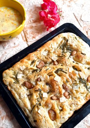 Foto resep Focaccia Butter Garlic Bread