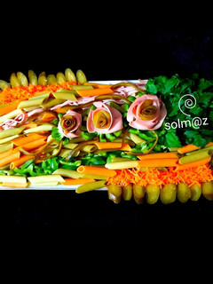 عکسی از دستور دیزاین سالاد ماکارونی solm@z