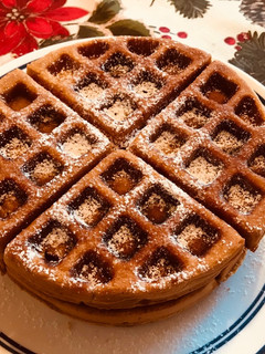 Una foto de Waffles de Jengibre