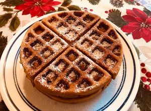 Una foto de Waffles de Jengibre