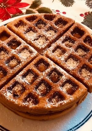 Una foto de Waffles de Jengibre