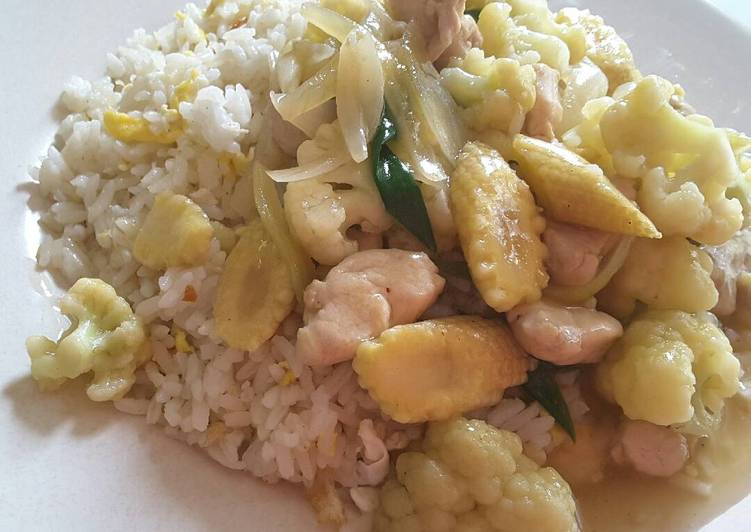 Nasi Goreng Siram Sayur