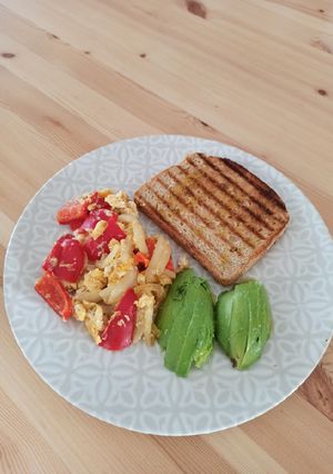 Una foto de Vaya desayuno!!! O Brunch 🙂🙃