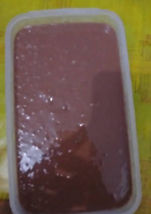 Foto resep Es krim rumahan.