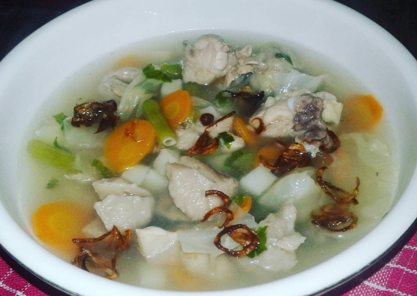 Sop ayam praktis