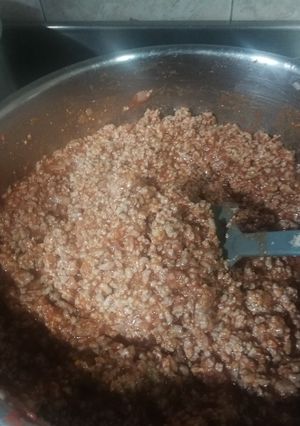 Una foto de Canelones a la boloñesa