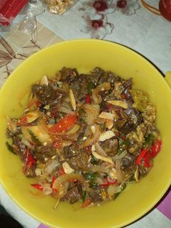 Foto resep Oseng Paru Pedas