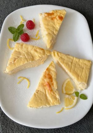 Fibriyás Citromos joghurtos felhőkocka keto, GM recept fotója