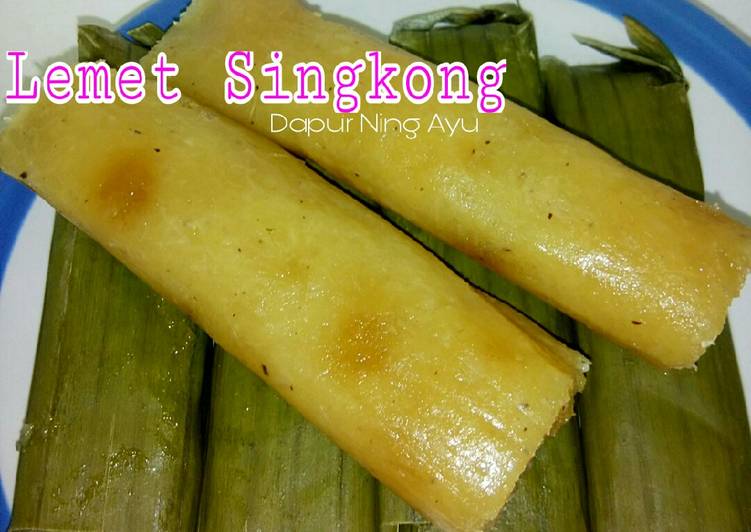 resep cara membuat 25. Lemet Singkong