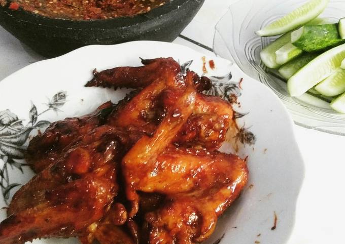 Ayam kalasan bumbu instan, praktis dn enakkkkk