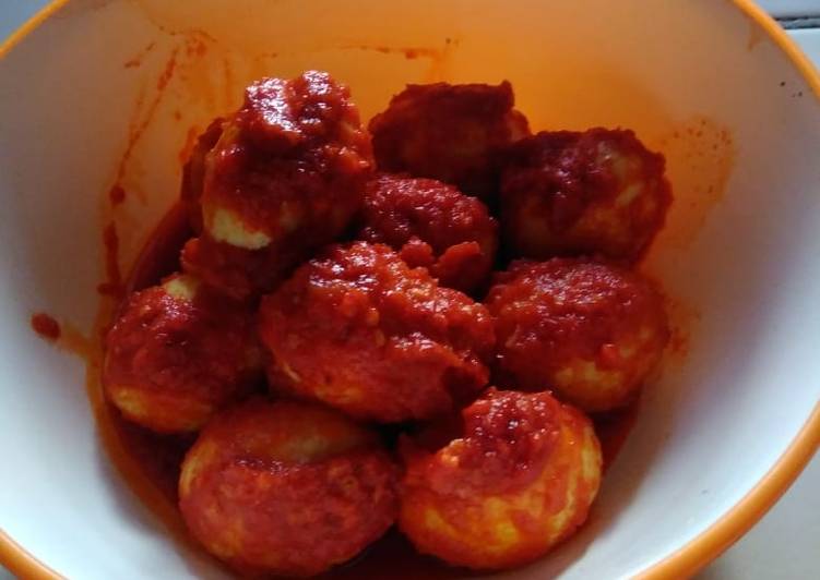 Resep Terbaik Balado telur Enak Sederhana