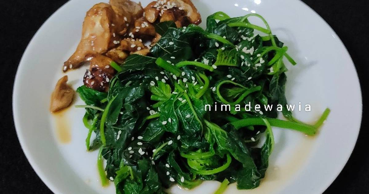 Resep Salad Bayam Korea oleh Wawia Ni Made Cookpad