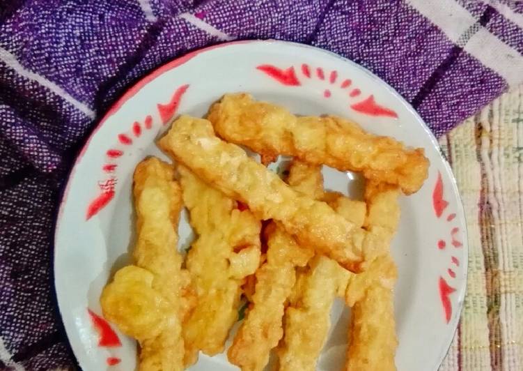 Tempe goreng telur